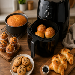 نان و شیرینی با سرخ‌کن بدون روغن